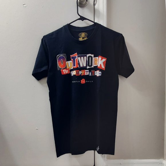 Hasta Muerte "Outwork the Competition" T-Shirt | Men's size SM - Picture 1 of 4